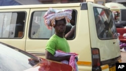 FILE - Accra street, Ghana, Oct. 2, 2018. 