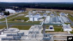 გაზსადენის "ჩრდილოეთის ნაკადი 2" ობიექტი ქ. ლუბმინში, გერმანია