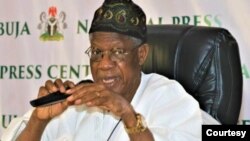 Ministan yada labarai Alhaji Lai Mohammed