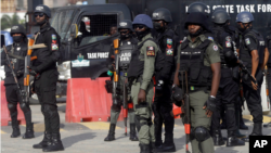 'Yan sandan Najeriya (Mun yi amfani da wannan hoto don yin misali ne) AP