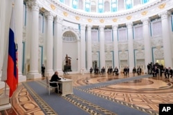 Rossiya Xavfsizlik kengashi majlisi, Moskva, 21-fevral, 2022