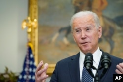 Presiden Joe Biden di Gedung Putih, Washington. (Foto: AP/Alex Brandon)