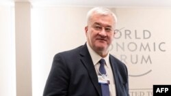 Министр иностранных дел Украины Андрей Сибига на Всемирном экономическом форуме в Давосе. 21 января 2025 г. 