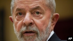 Mantan presiden Brazil Luiz Inacio Lula da Silva tiba untuk menghadiri pertemuan di Roma, Italia, 13 Februari 2020.