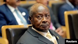 Le président ougandais, Yoweri Museveni, au sommet de l'Union africaine à Addis-Abeba, en Ethiopie, le 28 janvier 2018.