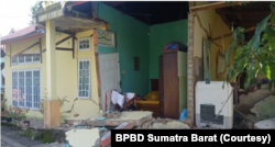 Gempa dirasakan masyarakat di Sumatra Barat pada Jumat (25/2). (Foto: Courtesy/BPBD Sumatra Barat)