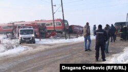 Mesto na kojem se odigrala nesreća u Donjem Međurovu blizu Niša 