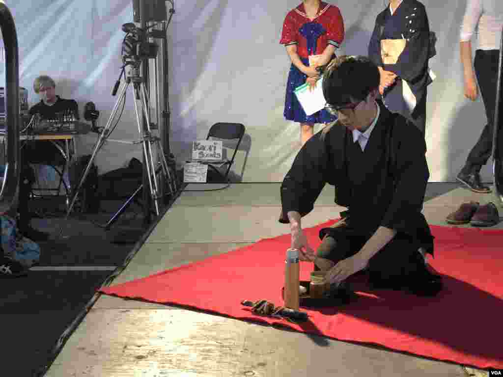 Tea Ceremony by Uji, Kyoto at the Sakura Matsuri
