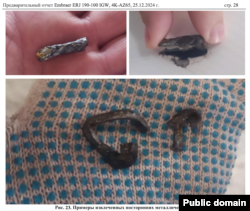 Qəzaya uğrayan Azərbaycan təyyarəsi (Mənbə: Qazaxısan Nəqliyyat Nazirliyi)