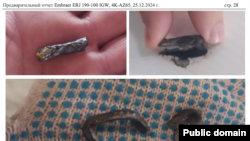 Qəzaya uğrayan Azərbaycan təyyarəsi (Mənbə: Qazaxısan Nəqliyyat Nazirliyi)