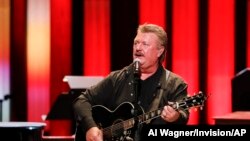 Joe Diffie performs at "Luke Combs Joins the Grand Ole Opry Family" at Grand Ole Opry on Tuesday, July 16, 2019 in Nashville, Tenn. 