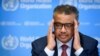Dirjen WHO, Tedros Adhanom Ghebreyesus berbicara kepada media di Jenewa, Swiss. 