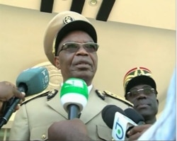 FILE - Deben Tchoffo, Governor of the English-speaking Northwest region of Cameroon in Bamenda, Feb. 6, 2019. (E. Kindzeka/VOA)