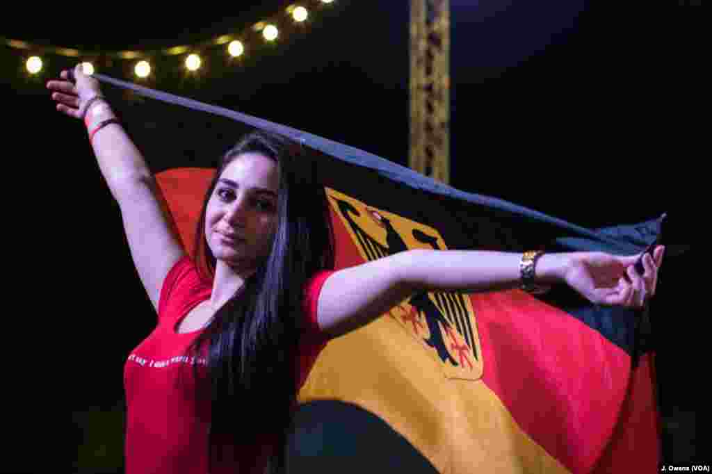 Like many Lebanese, Lamar Khadmarni, supports Germany.