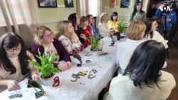 Kyivdə hərbçilərin ailələri üçün art-terapiya təşkil olundu