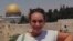 American Jewish college student Dani Stouck in Jerusalem