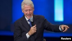 前美国总统的比尔.克林顿