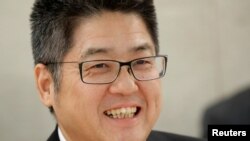 中国外交部副部长乐玉成（路透社2018年11月6日）