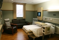 A hospital room at Margaret Mary Health in Batesville, Indiana. (Courtesy Margaret Mary Health)