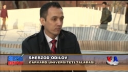 Garvard universitetida bilim olayotgan o'zbekistonlik - Uzbek student at Harvard University