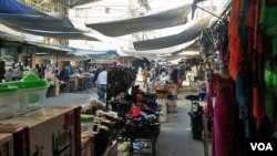 A local Market in Qamishli, Nov. 27, 2015. (Sirwan Kajjo/VOA)