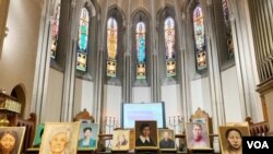 미국 수도 워싱턴 DC의 홀리처치에서 항일 여성 독립운동가 75인의 초상화 전시회가 열렸다.