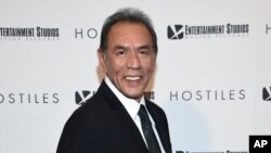 FILE - In this Dec. 18, 2017 file photo, actor Wes Studi attends a special screening of "Hostiles" in New York. Studi, whose credits include “Avatar,” “The Last of the Mohicans” and “Dances with Wolves,” will take the stage at Sunday’s Oscars to present an award.