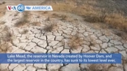 VOA60 America - Lake Mead, the largest water reservoir in the country, has sunk to its lowest level ever
