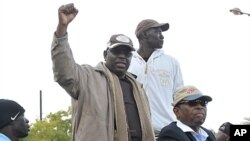 L'opposant Macky Sall à la manifestation du 31 janvier à Dakar
