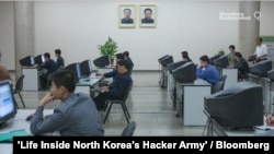 '블룸버그' 통신이 23일 미니 다큐멘터리를 통해 북한 해커 부대의 활동을 보도했다. 사진='Life Inside North Korea’s Hacker Army' / Bloomberg.