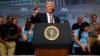 President Donald Trump speaks to the National Association of Manufacturers at the Mandarin Oriental hotel, Sept. 29, 2017, in Washington.