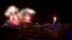 Fireworks explode over Olympic Park during the closing ceremony of the 2014 Winter Olympics, Sunday, Feb. 23, 2014, in Sochi, Russia.