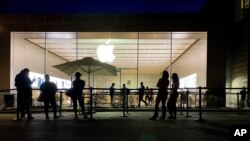 미국 뉴욕주 릿지힐 쇼핑몰의 애플 매장 (자료사진)