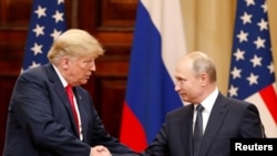 Shugaban Amurka Trump da takwaran aikinsa Putin