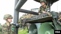 Militer Korea Utara disiagakan untuk menghadapi provokasi latihan gabungan AS dan Korea Selatan.