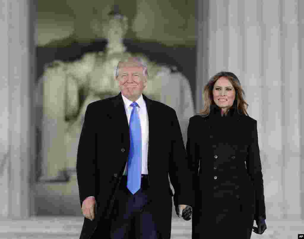 Donald Trump da matarsa Melania
