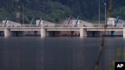 FILE - The Nam Theun 2 dam is seen on the Nam Theun river in central Laos, Oct. 24, 2010. A report by the Washington-based Stimson Center lays out new economic and technological opportunities for improving and diversifying the Mekong region’s energy mix.