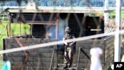 Tentara Korea Selatan di pos penjagaannya di Paju, dekat perbatasan dengan Korea Utara, 19 Juni 2020. (Foto: dok).