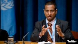 Ahmed Shaheed, rapporteur spécial des Nations unies sur la liberté de religion, le 21 novembre 2011.