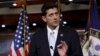 លោក Paul Ryan ដែល​ជា​តំណាង​រាស្រ្ត​អាមេរិក​ថ្លែង​នៅ​សន្និសីទ​កាសែត​មួយ​សង្កាត់​ Capitol Hill ក្នុង​រដ្ឋធានី​វ៉ាស៊ីនតោន កាលពី​ថ្ងៃទី២០ ខែតុលា ឆ្នាំ២០១៥។