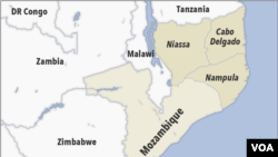 Cabo Delgado, Niassa and Nampula, Mozambique