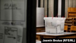 Biračko mjesto u Sarajevu, 15. novembar 2020.