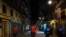 FILE - Police officers patrol a street before closing all bars and restaurants at 10 p.m. due to the new measures to prevent the spread of the coronavirus, in Pamplona, northern Spain, Oct. 16, 2020. (AP)