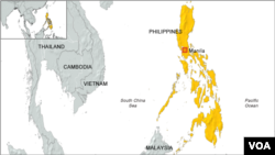 Peta negara Filipina (Foto: ilustrasi). Dua kakak beradik pembuat film tentang para petani kopi, Nadjoua dan Linda Basil, diculik kawanan bersenjata di kota Patikul, Filipina, Sabtu (22/6).