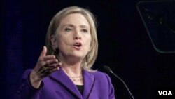 Menteri Luar Negeri Amerika, Hillary Rodham Clinton.