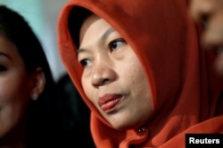 Baiq Nuril Maknun di Jakarta, 8 Juli 2019.(Foto: dok)