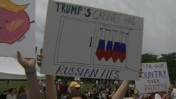 Anti-Trump Protesters Demand Justice