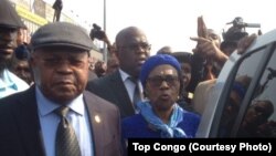 Top U.S. diplomat in Ukraine William Taylor, left, and Career Foreign Service officer George Kent are sworn before the House Intelligence Committee on Capitol Hill in Washington during the first public impeachment hearing of President Donald Trump.