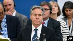 토니 블링컨 미국 국무장관이 2024년 12월 5일 몰타에서 열린 유럽안보협력기구(OSCE) 연례 외무장관 회의에서 발언하고 있다.