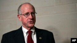 Le député républicain Mike Conaway, qui préside le Comité de renseignement de la chambre des représentants, à Washington, le 16 janvier 2018.